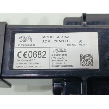 Recambio de conmutador de arranque para citroën c4 grand picasso feel referencia OEM IAM 9800630080  