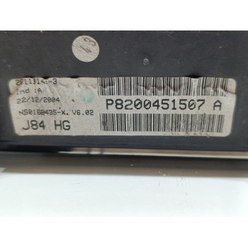 Recambio de cuadro instrumentos para renault scenic ii confort authentique referencia OEM IAM 8200451507A  