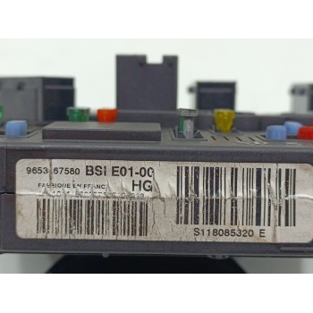 Recambio de caja reles / fusibles para peugeot 206 sw xs referencia OEM IAM 9653667580 S118085320  