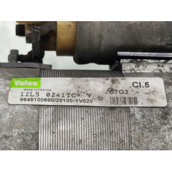 Recambio de motor arranque para peugeot 206 sw xs referencia OEM IAM 9645100680  