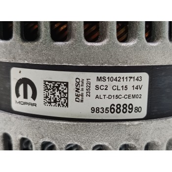 Recambio de alternador para citroën c3 shine referencia OEM IAM 9835688980  