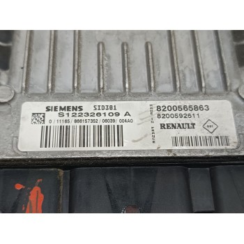 Recambio de centralita motor uce para renault scenic ii dynamique referencia OEM IAM 8200565863 8200592611 S122326109A  