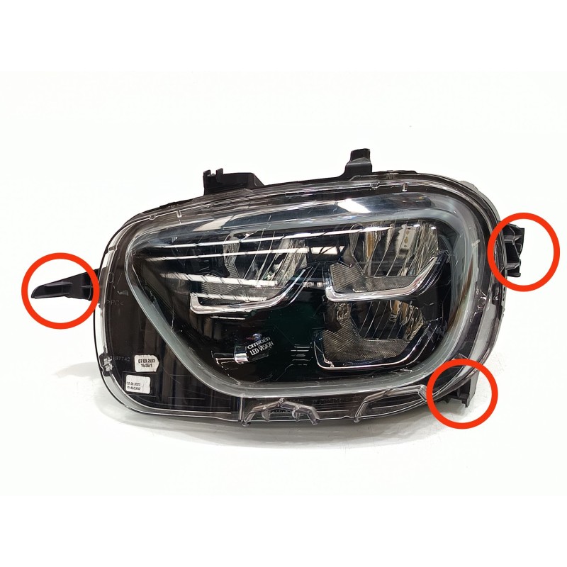 Recambio de faro izquierdo para citroën c3 shine referencia OEM IAM 9836267180  