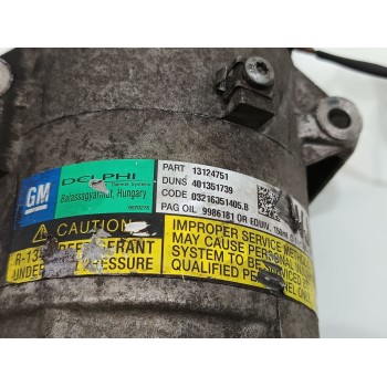 Recambio de compresor aire acondicionado para opel astra h berlina cosmo referencia OEM IAM 13124751  