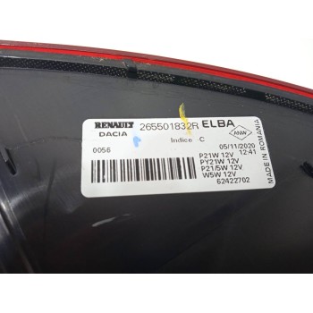 Recambio de piloto trasero derecho para dacia sandero iii referencia OEM IAM 265501832R  