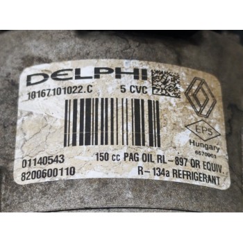 Recambio de compresor aire acondicionado para renault megane ii berlina 5p business referencia OEM IAM 8200600110 01140543  