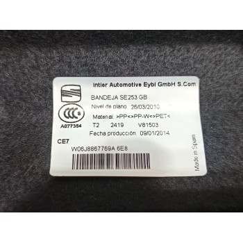 Recambio de bandeja trasera para seat ibiza st (6j8) reference referencia OEM IAM 6J8867769A  