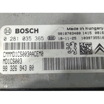 Recambio de centralita motor uce para peugeot 2008 (--.2013) allure referencia OEM IAM 9832694380  