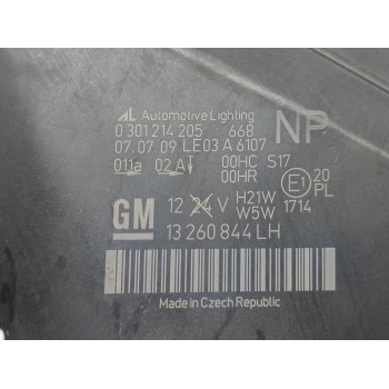 Recambio de faro izquierdo para opel zafira b enjoy referencia OEM IAM 13260844  