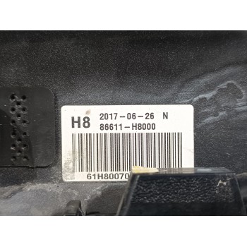 Recambio de paragolpes trasero para kia rio iv (yb, sc, fb) 1.4 crdi 90 referencia OEM IAM 86611H8000  