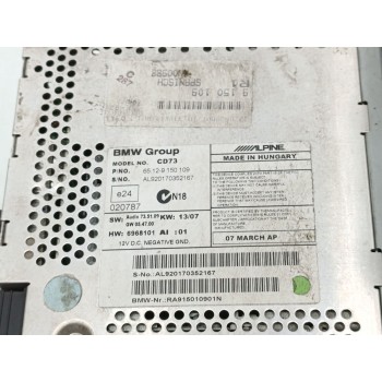 Recambio de sistema audio / radio cd para bmw 3 coupé (e92) 320 d referencia OEM IAM 65129150109 / 9150109  