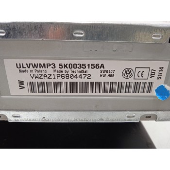 Recambio de sistema audio / radio cd para volkswagen caddy ka/kb (2c) kasten referencia OEM IAM 5K0035156A  