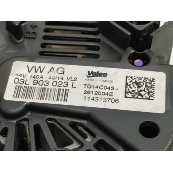 Recambio de alternador para volkswagen golf vii lim. advance bluemotion referencia OEM IAM 03L903023L  