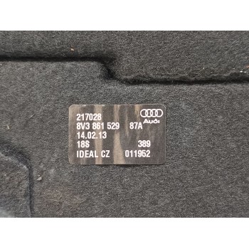 Recambio de alfombra maletero para audi a3 (8v) ambition referencia OEM IAM 8V3861529  