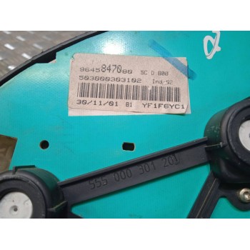 Recambio de cuadro instrumentos para peugeot 206 berlina xs referencia OEM IAM 9645847080 503000303102 