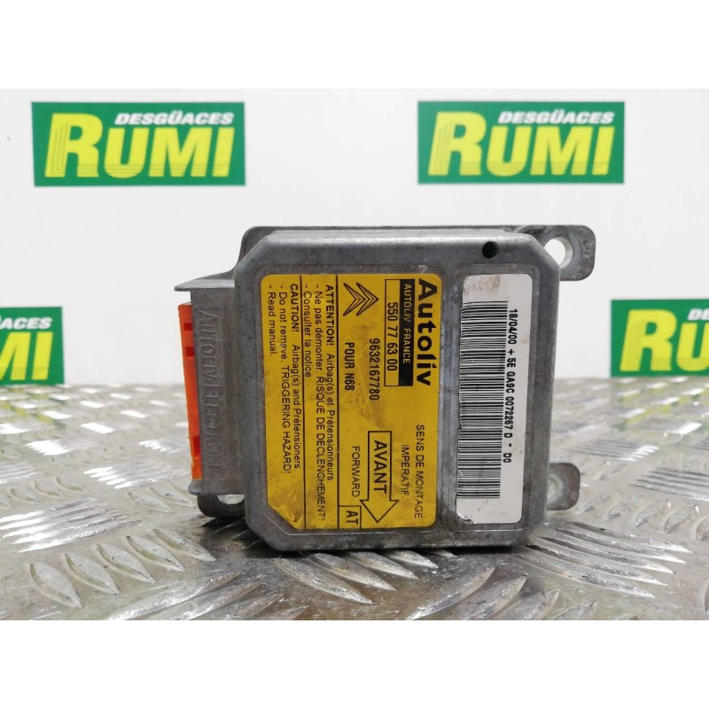 Recambio de centralita airbag para citroën xsara picasso 2.0 hdi referencia OEM IAM 9632167780 550776300 