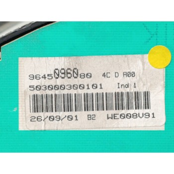 Recambio de cuadro instrumentos para peugeot 206 berlina xn referencia OEM IAM 9645096080 WE008V91 