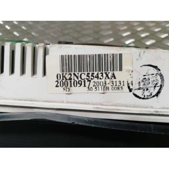 Recambio de cuadro instrumentos para kia shuma ii 1.6 ls berlina portón referencia OEM IAM 0K2NC5543XA 20010917 