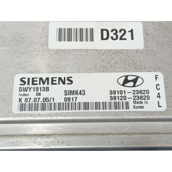 Recambio de centralita motor uce para kia cerato i sedán (ld) 2.0 referencia OEM IAM 5WY1913B / 3910123620 / 3912023620  