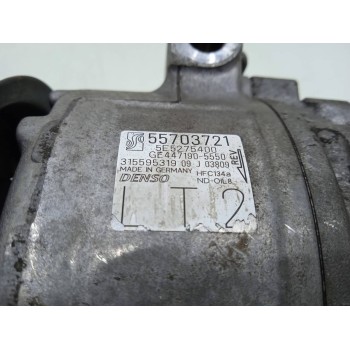Recambio de compresor aire acondicionado para opel corsa d cosmo referencia OEM IAM 55703721  