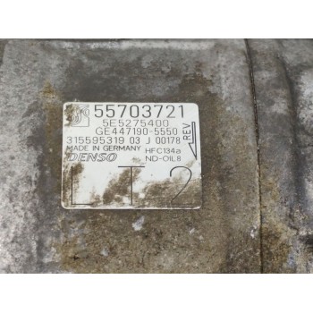 Recambio de compresor aire acondicionado para opel corsa d cosmo referencia OEM IAM 55703721  