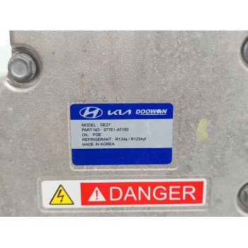 Recambio de compresor aire acondicionado para kia niro (sg2) hybrid drive referencia OEM IAM 977E1AT100  