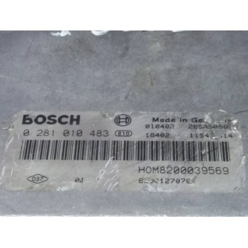 Recambio de centralita motor uce para renault scenic (ja..) 1.9 dci century referencia OEM IAM 0281010483 8200039569, HOM8200039