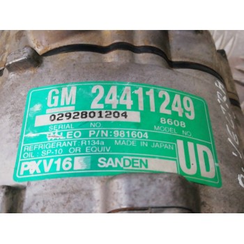 Recambio de compresor aire acondicionado para opel vectra c berlina elegance referencia OEM IAM 24411249 0292801204 