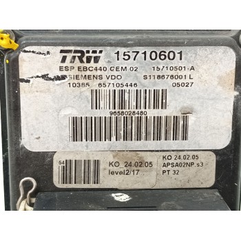 Recambio de abs para peugeot 407 st confort referencia OEM IAM 9658028480  