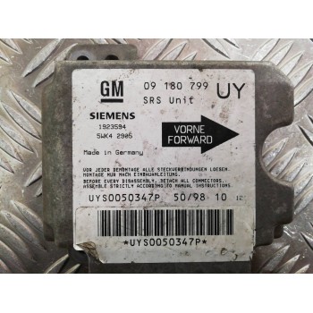 Recambio de centralita airbag para opel astra g berlina club referencia OEM IAM 09180799 5WK42905 