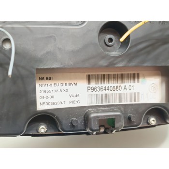 Recambio de cuadro instrumentos para citroën xsara (n1) 1.9 td referencia OEM IAM 9636440580  21653084 / 36832776