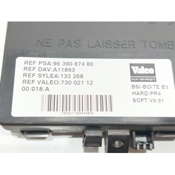 Recambio de caja reles / fusibles para citroën xsara (n1) 1.9 td referencia OEM IAM 9639087480  73002112
