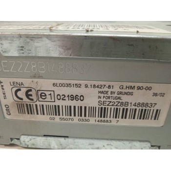 Recambio de sistema audio / radio cd para seat ibiza (6l1) fresh referencia OEM IAM 6L0035152 91842781 