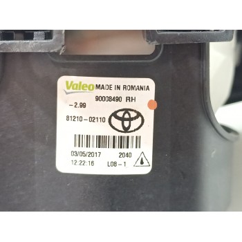 Recambio de faro antiniebla derecho para toyota yaris (_p13_) 1.5 hybrid (nhp130_) referencia OEM IAM 8121002110  90008495 / 900