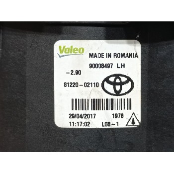 Recambio de faro antiniebla izquierdo para toyota yaris (_p13_) 1.5 hybrid (nhp130_) referencia OEM IAM 90008499 / 8122002110 / 