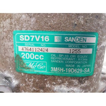 Recambio de compresor aire acondicionado para ford focus c-max (cap) ambiente (d) referencia OEM IAM SD7V16 3M5H19D629SA 