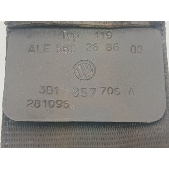 Recambio de cinturon seguridad delantero derecho para volkswagen passat b5 (3b2) 1.9 tdi referencia OEM IAM 3B1857706A  