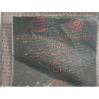 Recambio de cinturon seguridad delantero derecho para seat toledo ii (1m2) 1.9 tdi referencia OEM IAM 1M0857706A  