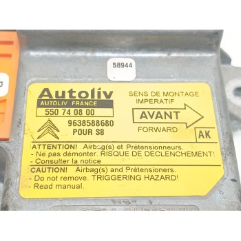 Recambio de centralita airbag para citroën saxo (s0, s1) 1.5 d referencia OEM IAM 9638588680  