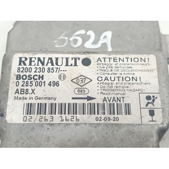 Recambio de centralita airbag para renault clio ii (bb_, cb_) 1.5 dci (b/cb07) referencia OEM IAM 8200230857  0285001496