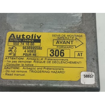 Recambio de centralita airbag para peugeot 306 (7b, n3, n5) 1.9 srdt referencia OEM IAM 9636995580  550741000