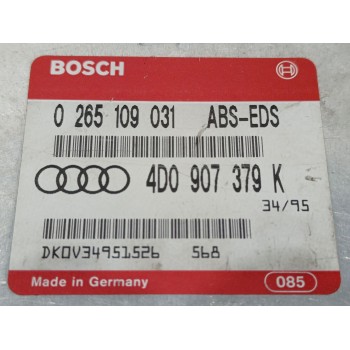 Recambio de centralita abs para audi a4 b5 (8d2) 2.6 quattro referencia OEM IAM 4D0907379K  0265109031
