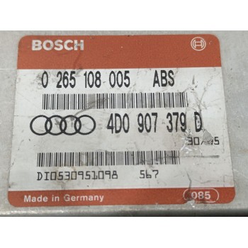 Recambio de centralita abs para audi a4 b5 (8d2) 1.8 t referencia OEM IAM 4D0907379D  0265108005