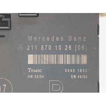 Recambio de modulo electronico para mercedes-benz clase e (w211) e 220 cdi referencia OEM IAM 2118701026  