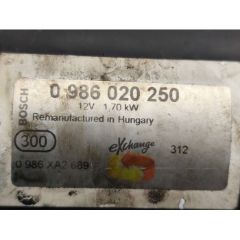 Recambio de motor arranque para skoda octavia ii (1z3) 1.9 tdi referencia OEM IAM 0986020250  