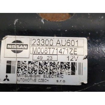 Recambio de motor arranque para nissan almera tino (v10) 2.2 dci referencia OEM IAM 23300AU601  M008T71471ZE