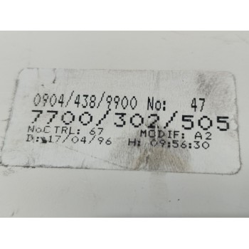 Recambio de cuadro instrumentos para renault trafic furgoneta (t_, p_, v_) 2.1 d referencia OEM IAM 7700302505  