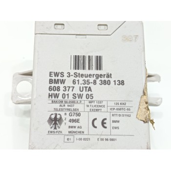 Recambio de modulo electronico para bmw 5 touring (e39) 525 tds referencia OEM IAM 61358380138  608377
