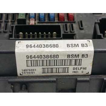 Recambio de caja reles / fusibles para peugeot 406 berlina (s1/s2) srdt referencia OEM IAM 9644038680  
