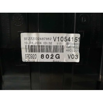 Recambio de cuadro instrumentos para seat altea (5p1) green referencia OEM IAM 5P0920802G V1054151 110080279004